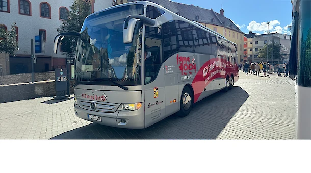 Der fans1991 Auswärtsbus für die Auswärtsfahrten op Jöck